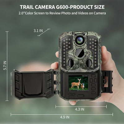 Beneficial aspects of hunting camera with 120°wide-angle