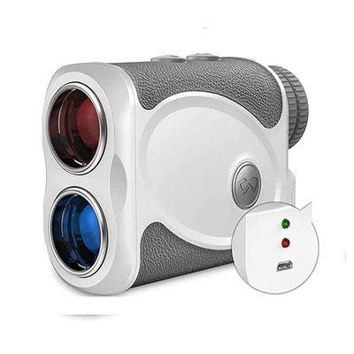 How is a Golf rangefinder with usb charging port used?