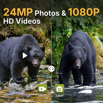 24MP Photos & 1080P HD Videos