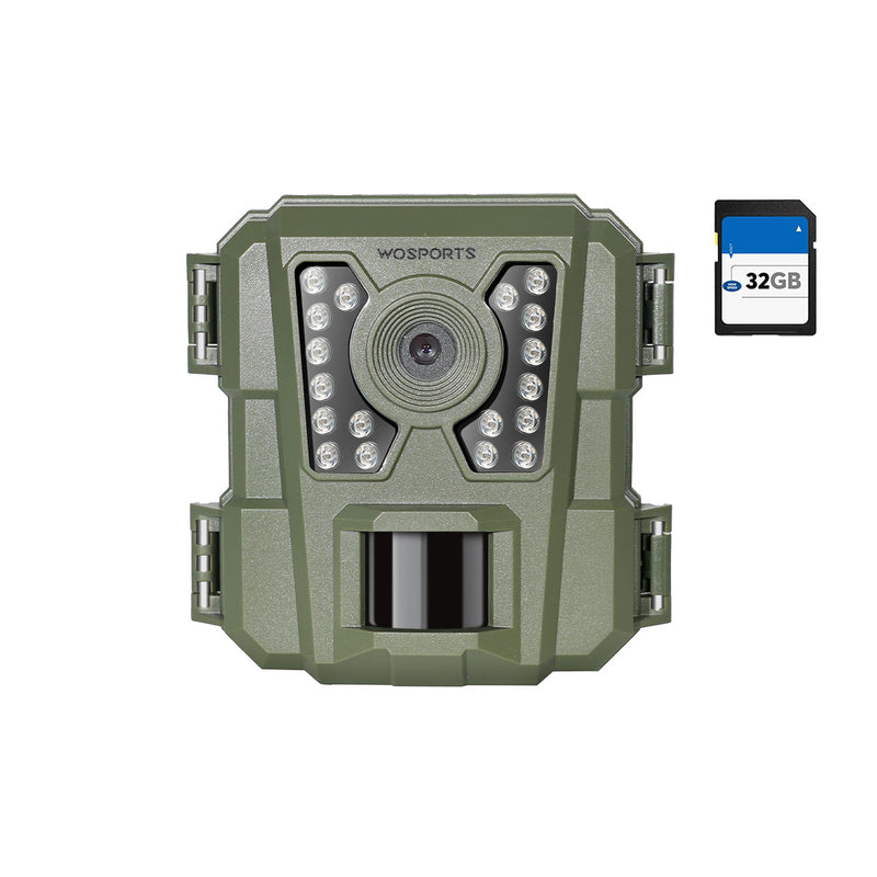 WOSPORTS  G100 Trail Camera Green