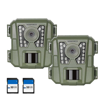 WOSPORTS  G100 Trail Camera Green 2 Pack