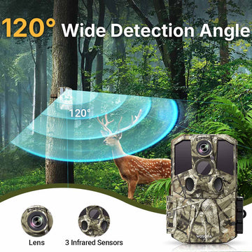 WOSPORTS G300 Trail Camera 3 Pack