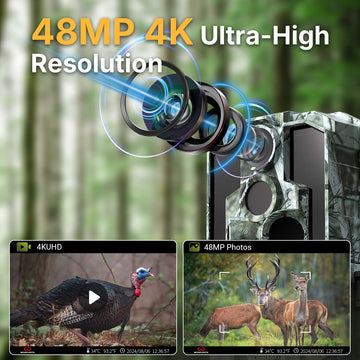 WOSPORTS G600 Trail Camera 3 Pack