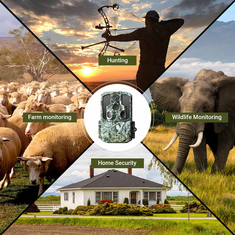 WOSPORTS G600 Trail Camera 3 Pack