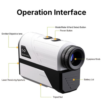 WOSPORTS H-100 Golf Rangefinder 3 Pack
