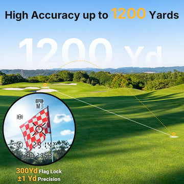 WOSPORTS H-100 Golf Rangefinder 3 Pack