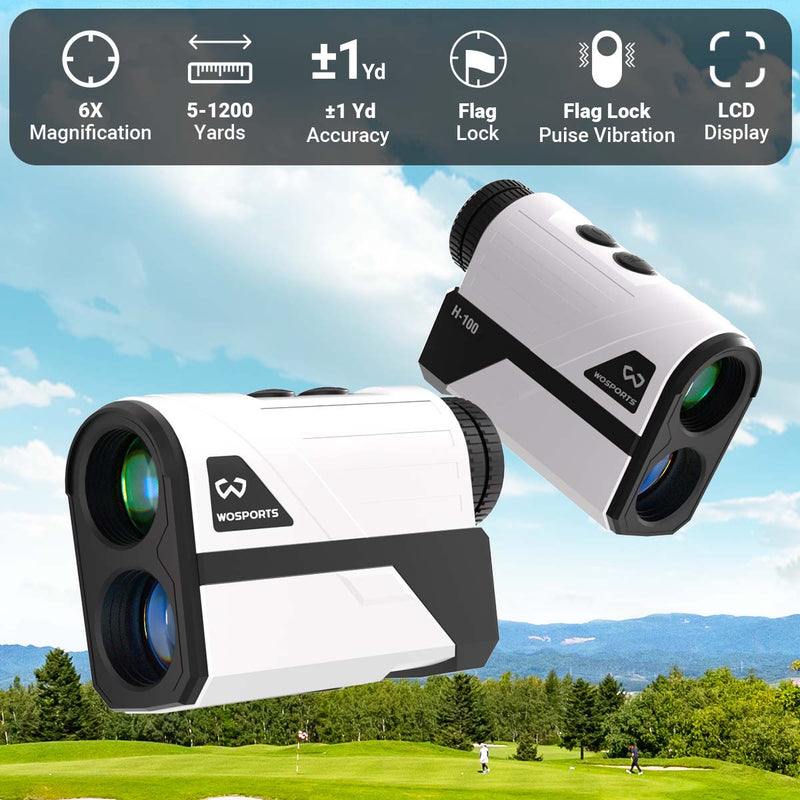 WOSPORTS H-100 Golf Rangefinder 3 Pack