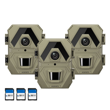 WOSPORTS H37 Trail Camera 3 Pack