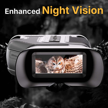 WOSPORTS NV400 Night Vision Binoculars Black 3 Pack