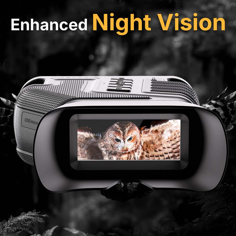 WOSPORTS NV400 Night Vision Binoculars Black 3 Pack