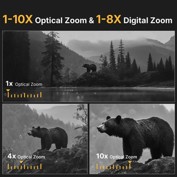 WOSPORTS NV400 Night Vision Binoculars 3 Pack