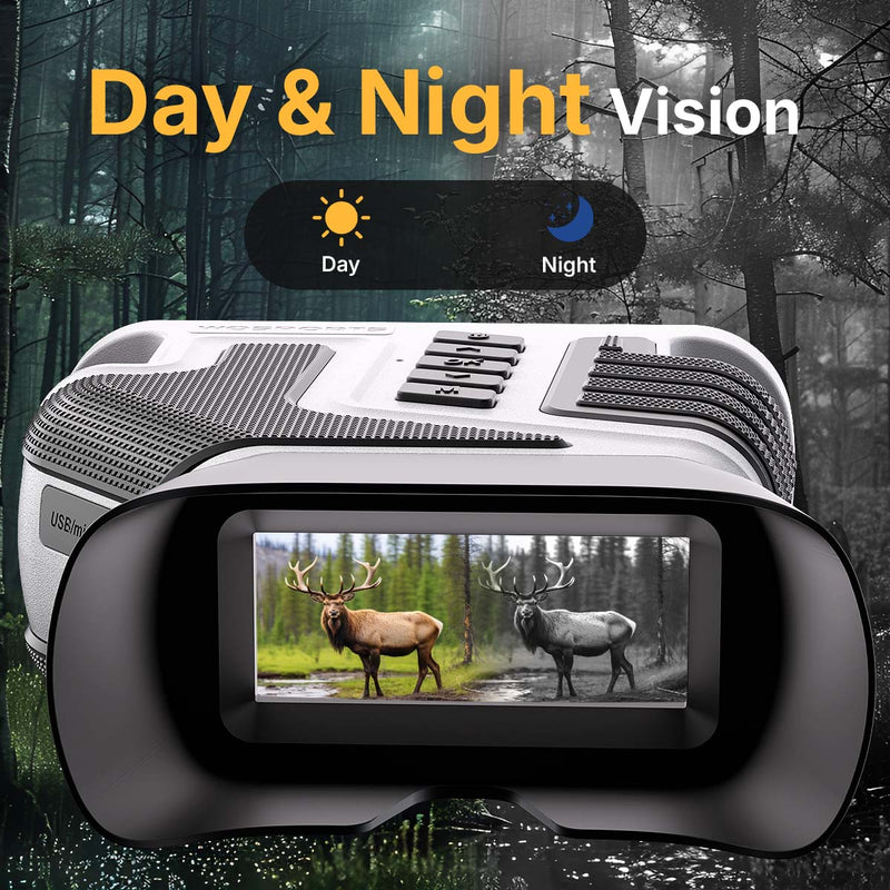 WOSPORTS NV400 Night Vision Binoculars White