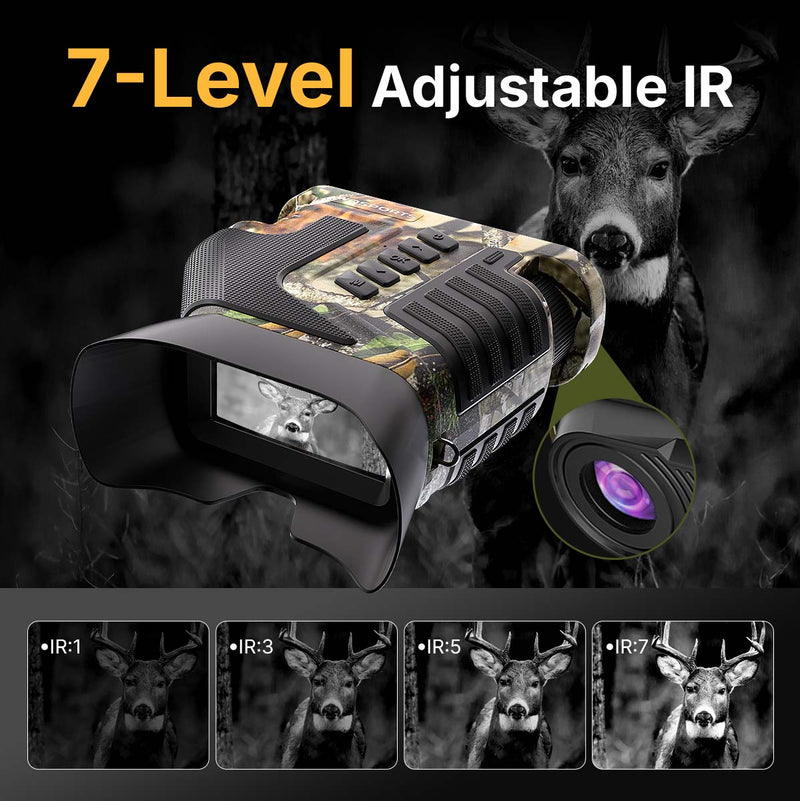 WOSPORTS NV400 Night Vision Binoculars 3 Pack