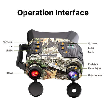 WOSPORTS NV600 Night Vision Binoculars 2 Pack