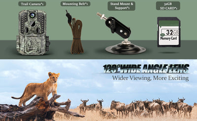 Hunting camera with SD card is popular among hunters