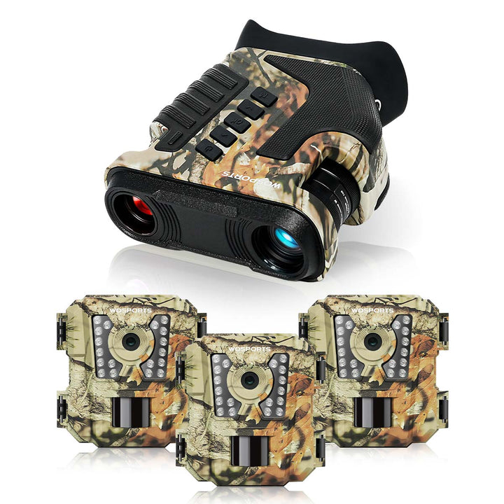 New Year Adventure Bundle: NV400 Night Vision + G100 Trail Cameras 3 Pack