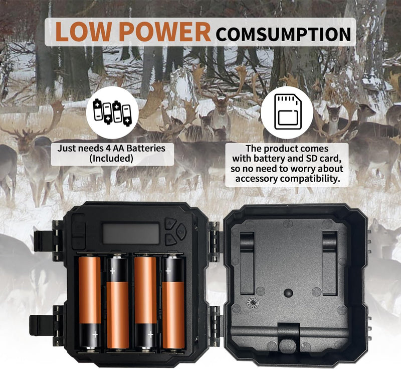 WOSODA Mini Trail Camera 3 Pack