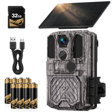 WOSODA G300plus Solar Powered Trail Camera