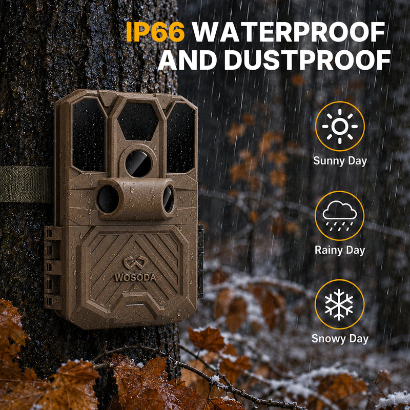 WOSODA G300plus Trail Camera 40MP 2K Hunting Camera