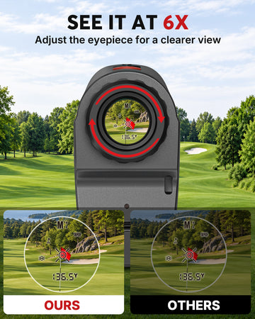 WOSPORTS Golf Rangefinder with Slope