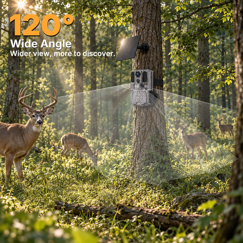 WOSODA G300plus Solar Powered Trail Camera