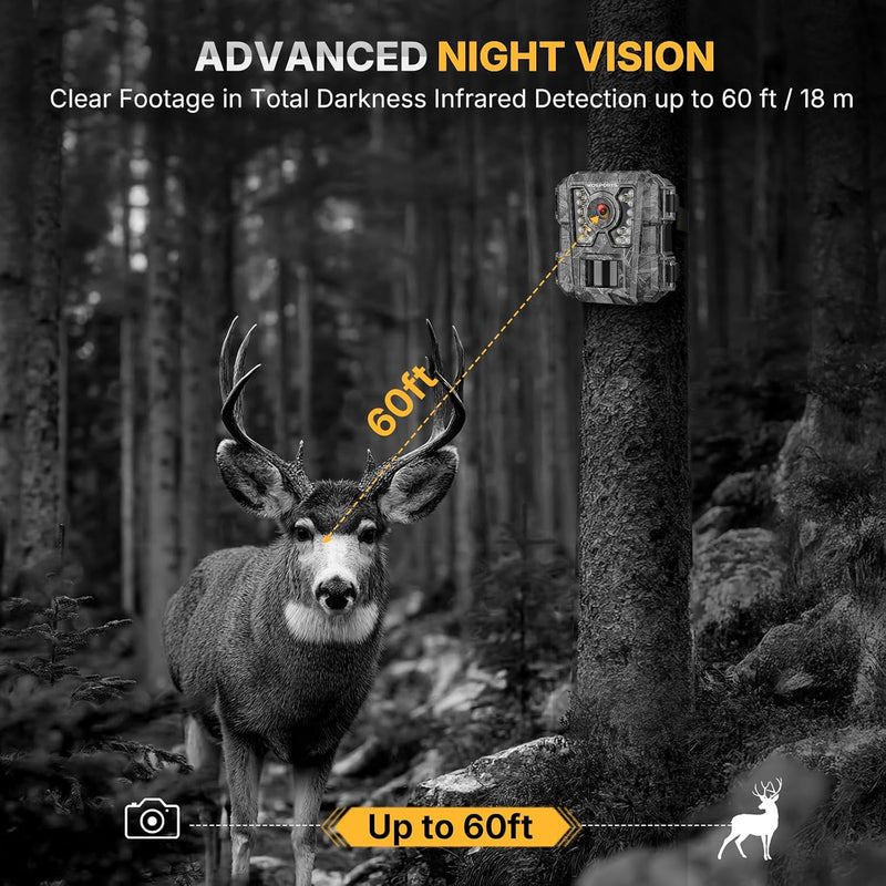 WOSPORTS G100 Mini Trail Camera 2 Pack