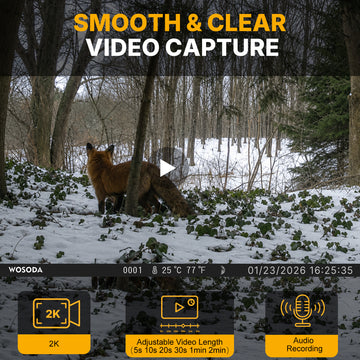 WOSODA G300plus Trail Camera 40MP 2K Hunting Camera