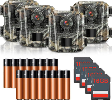 WOSODA Mini Trail Camera 4 Pack