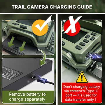 WOSODA G300plus Solar Powered Trail Camera 2 Pack