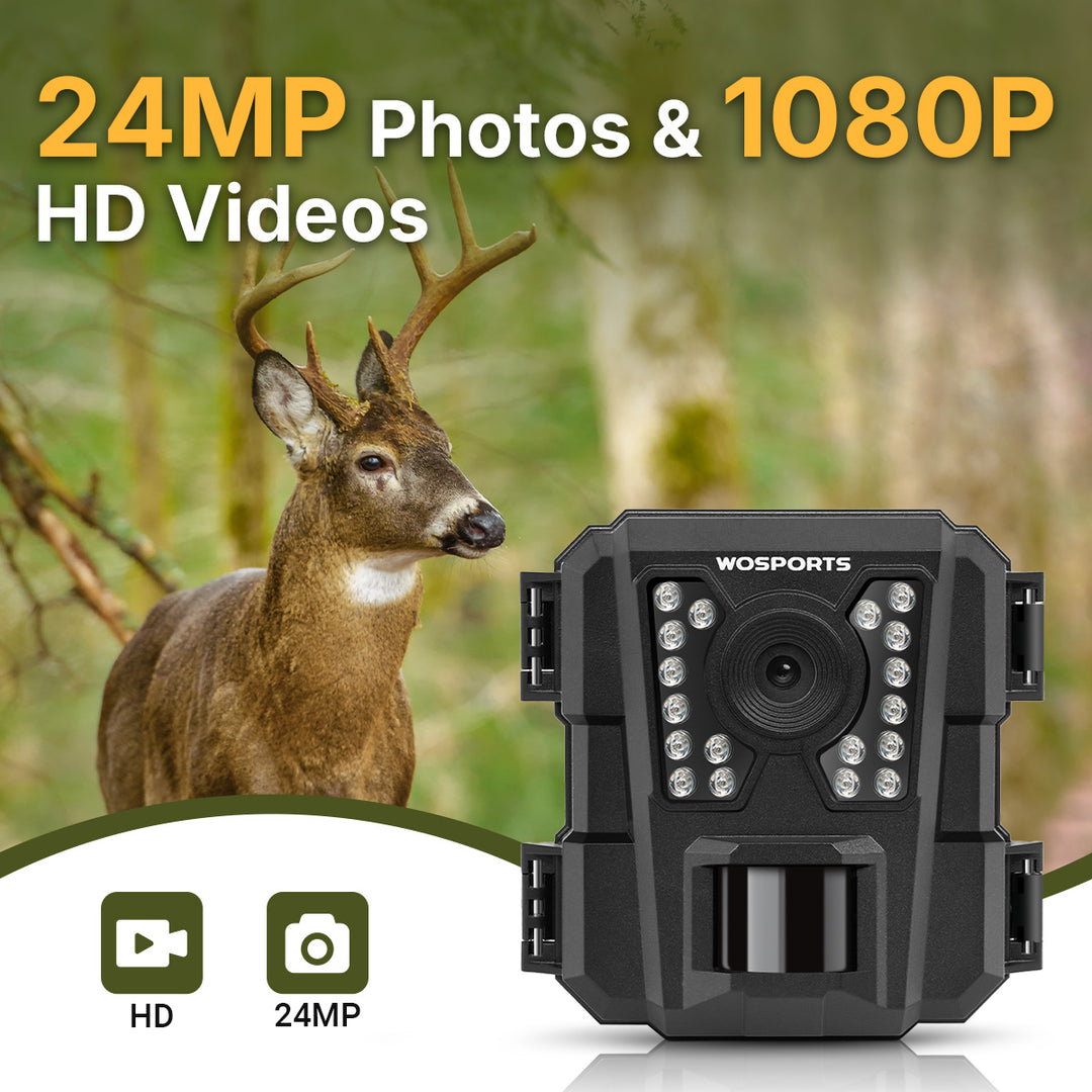 24MP Photos & 1080P HD Videos