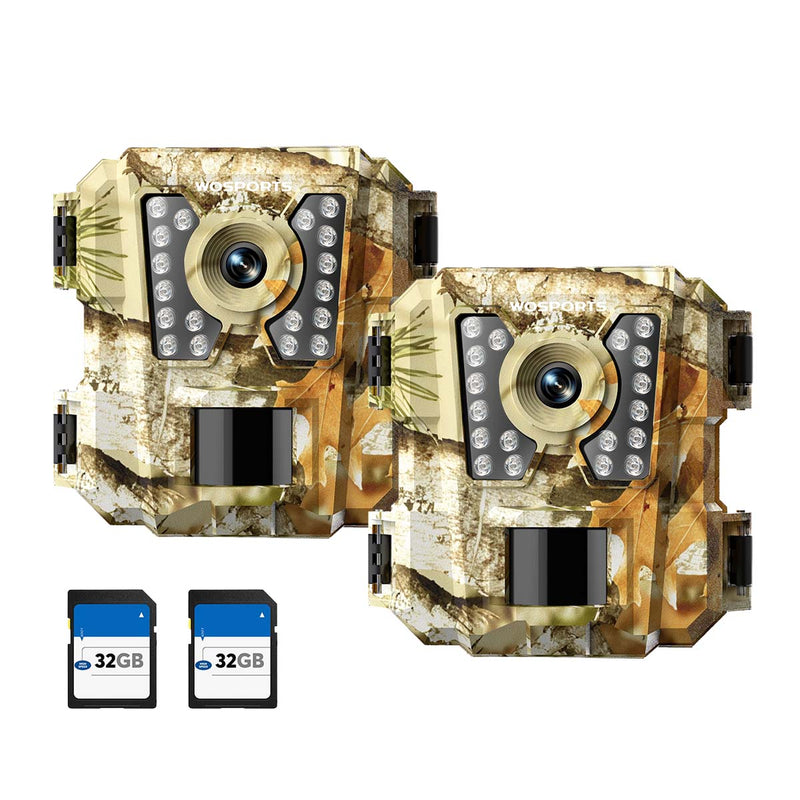 WOSPORTS G100 Trail Camera 2 Pack