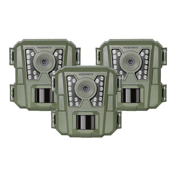 WOSPORTS  G100 Trail Camera Green 3 Pack