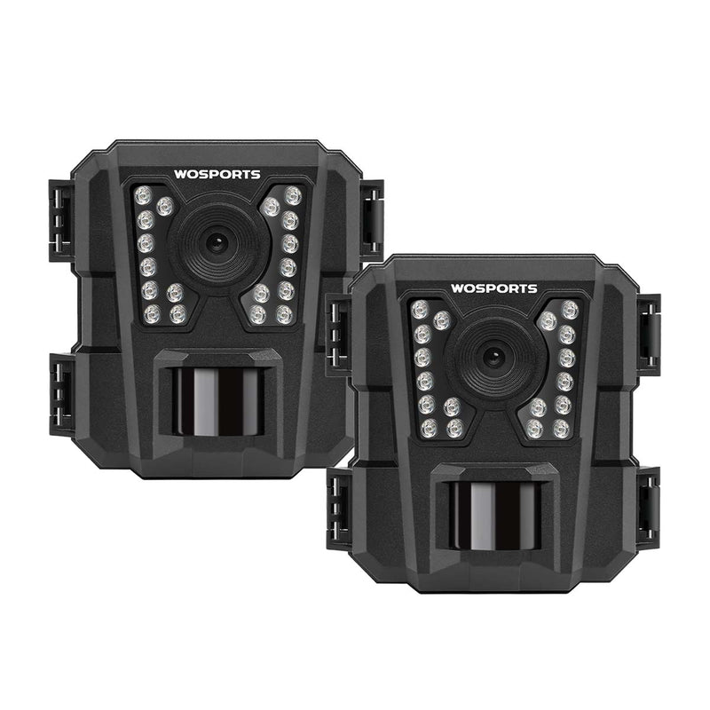 WOSPORTS G100 Trail Camera Black 2 Pack