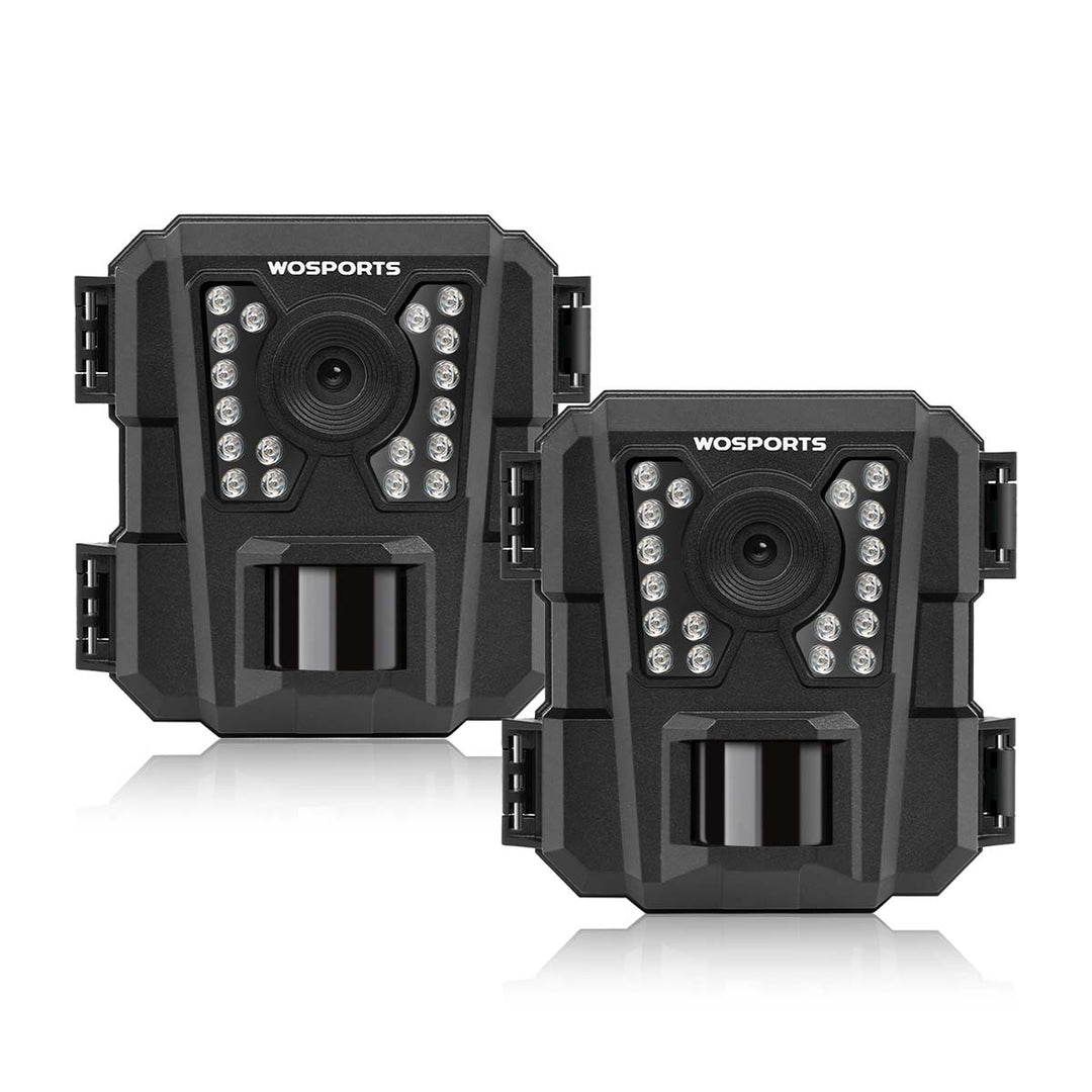 WOSPORTS G100 Trail Camera Black 2 Pack