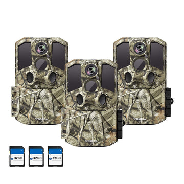 WOSPORTS G300 Trail Camera 3 Pack