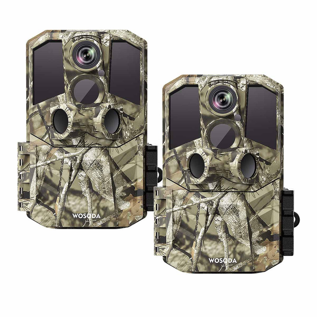 WOSODA G300 トレイルカメラ2台 G300 Trail Camera - 2 Pack | Used for Multi-Site Wildlife