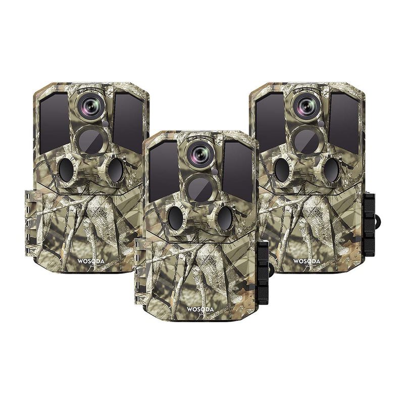WOSPORTS G300 Trail Camera 3 Pack