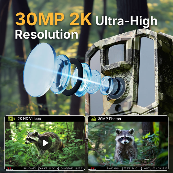 30MP 2K Ultra-High Resolution