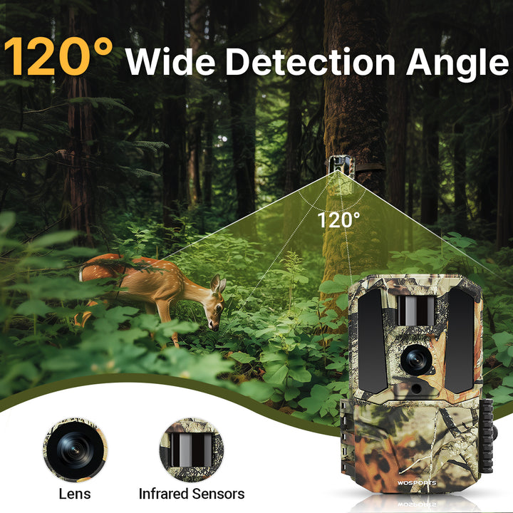 120° Wide Detection Angle