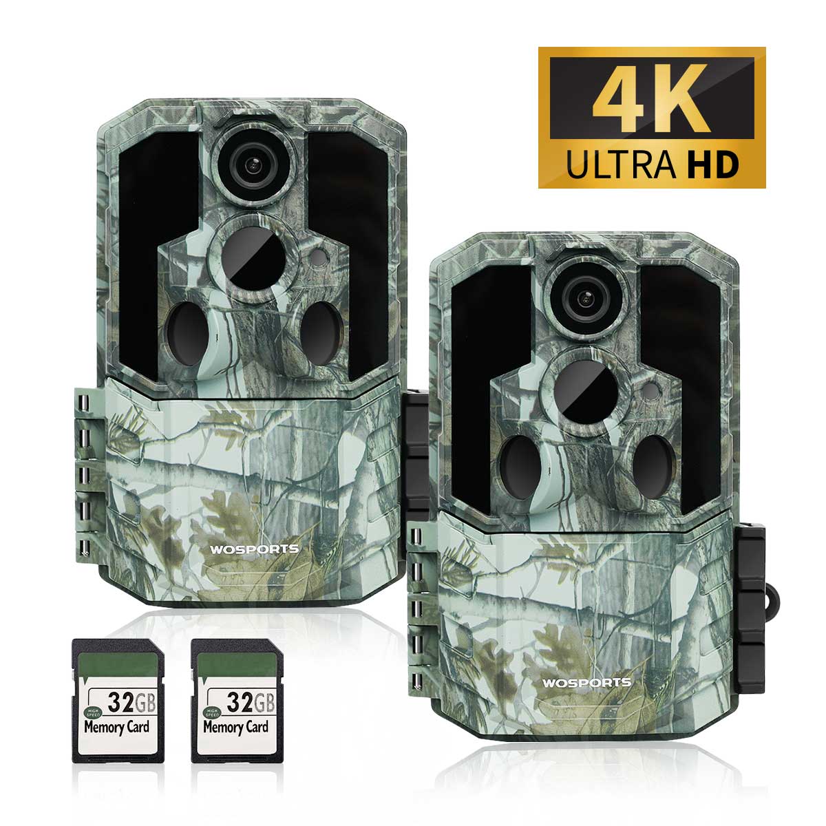 WOSPORTS G600 Trail Camera 2 Pack