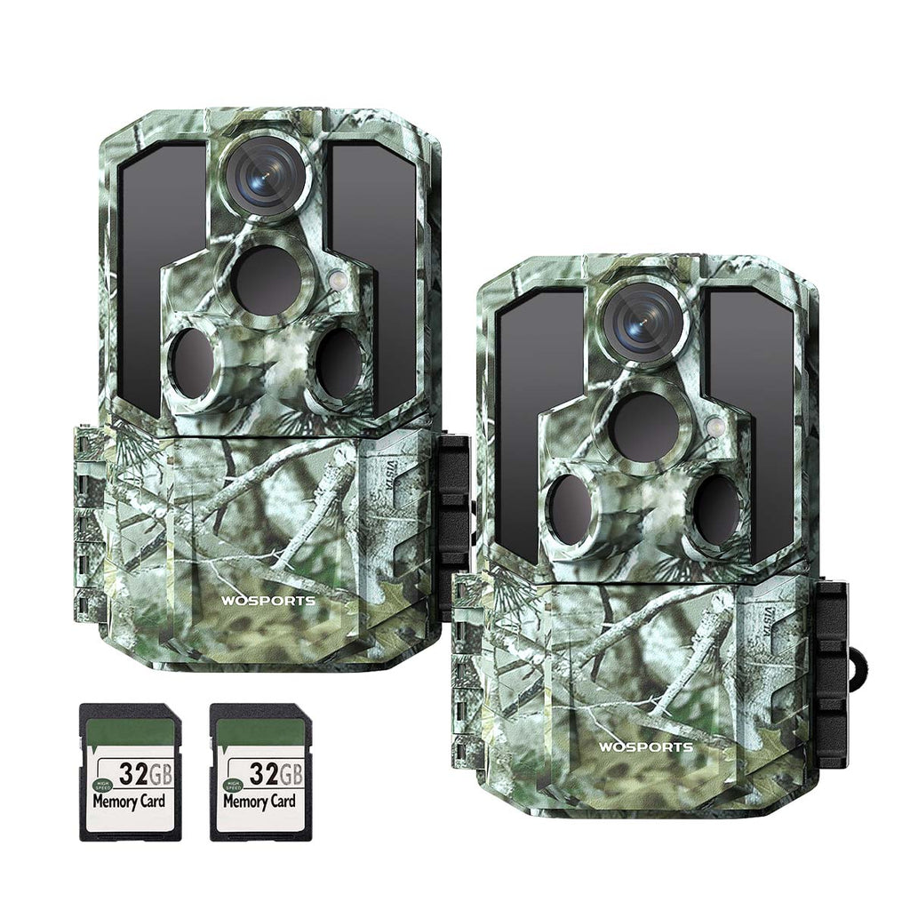 WOSPORTS G600 トレイルカメラ2台 G600 Trail Camera - 2 Pack Bundle – WOSPORTS