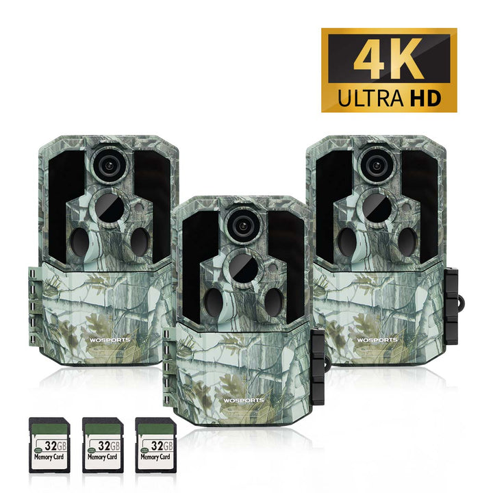 WOSPORTS G600 Trail Camera 3 Pack