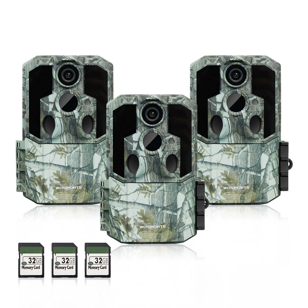 WOSPORTS G600 Trail Camera 3 Pack