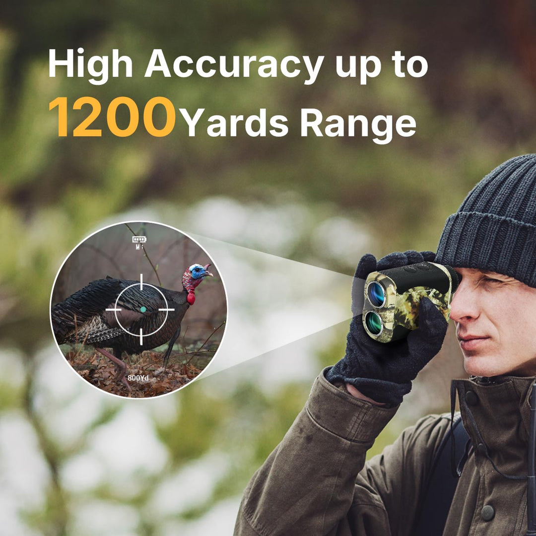 High Accuracy up to 1200 Yards Range