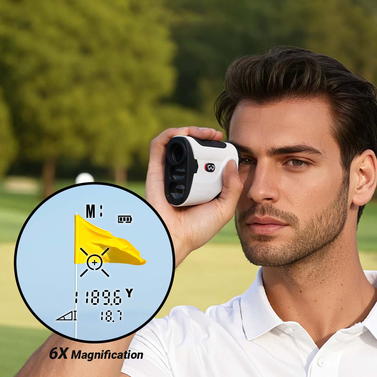 WOSPORTS H-116 Golf Rangefinder with Slope