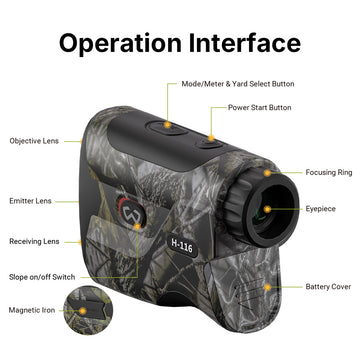 WOSPORTS H-116 Laser Rangefinder