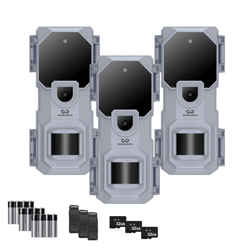 WOSPORTS H-41 Trail Camera 3 Pack