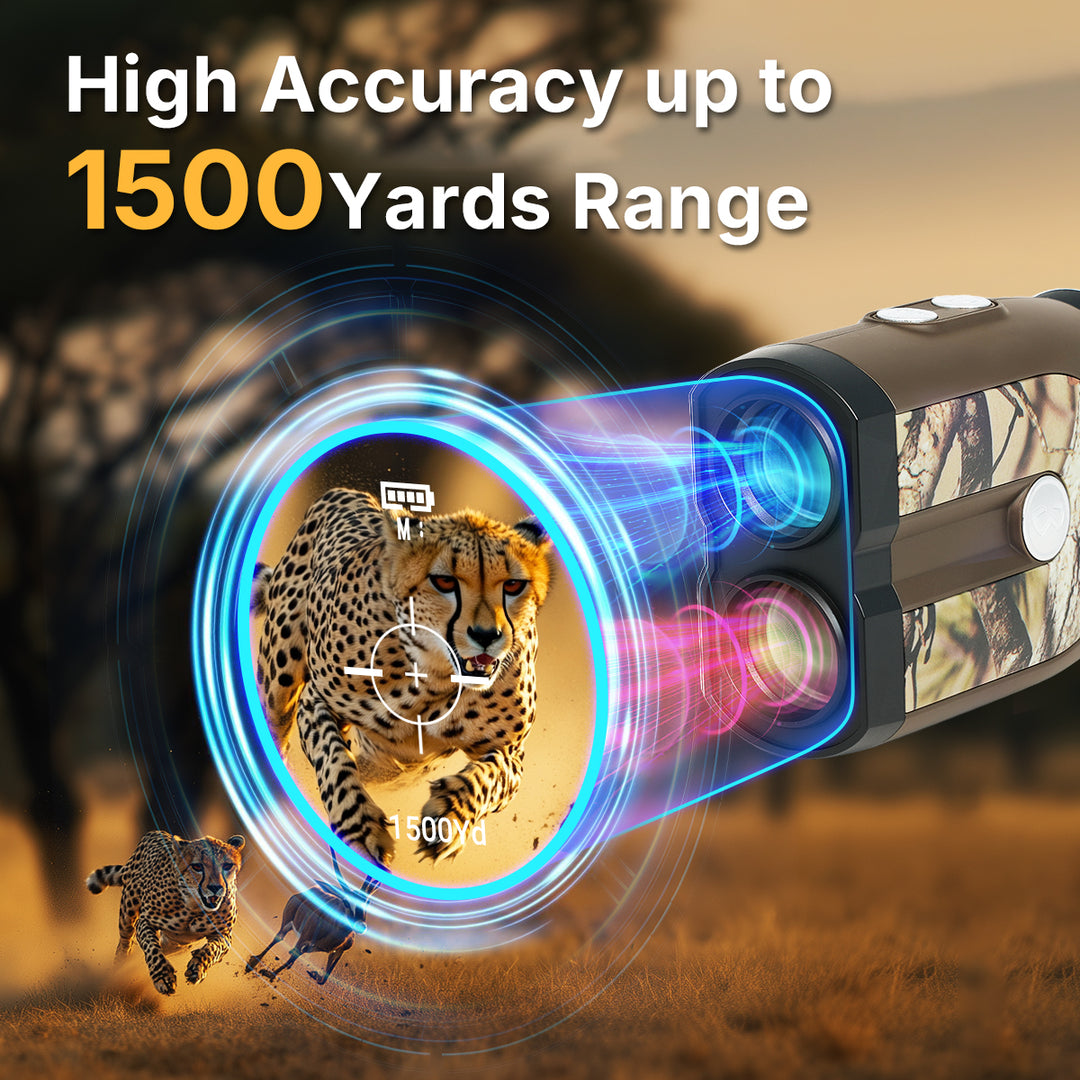 High Accuracy up to 1500 Yards Range