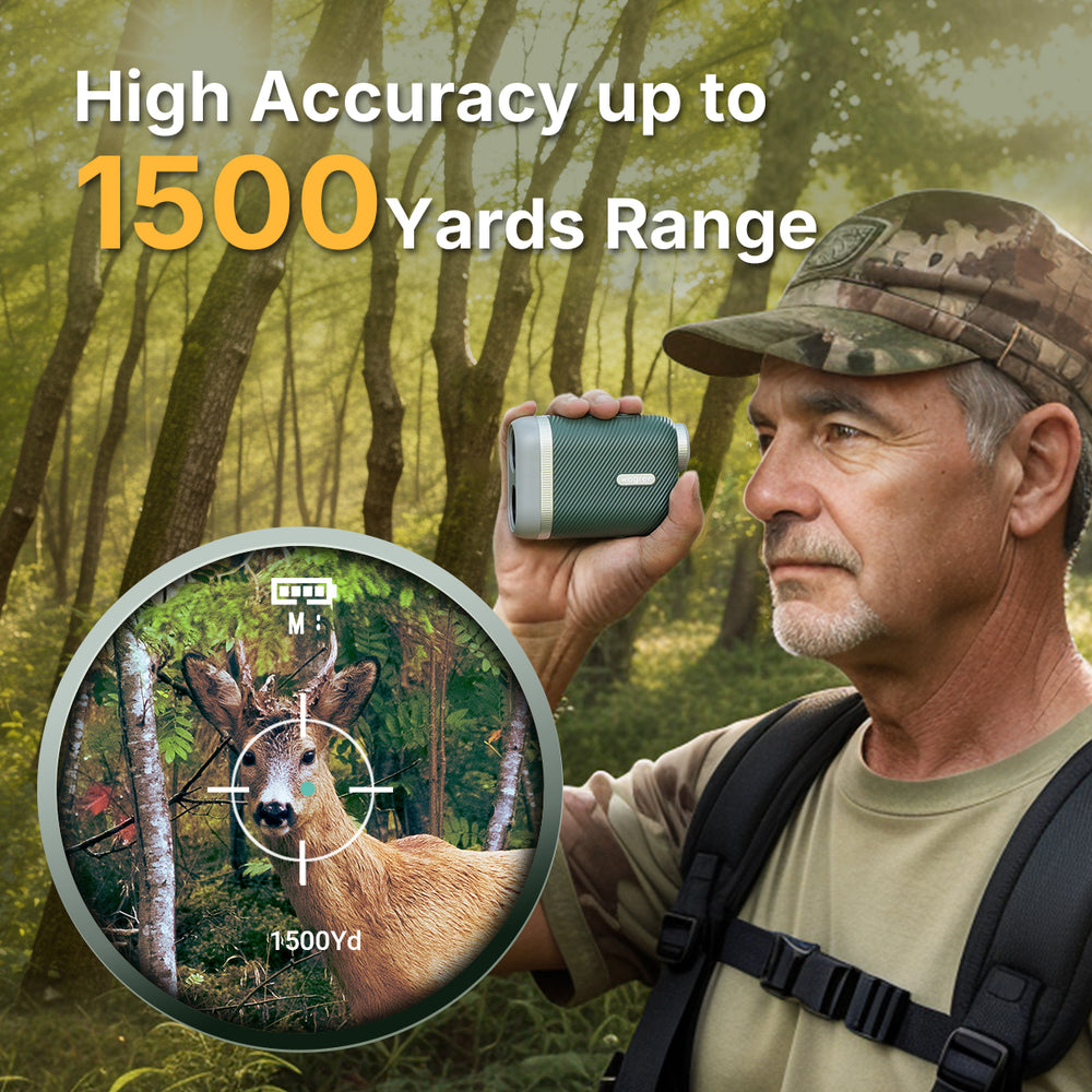 High Accuracy up to 1500 Yards Range