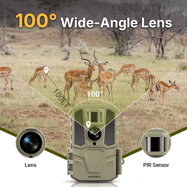 100° Wide-Angle Lens